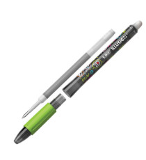 Penna sfera Gelocity Illusion - gel cancellabile - punta 0,7 mm - nero - Bic - conf. 12 pezzi