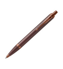 Penna sfera IM Monochrome - punta M - burgundy - Parker