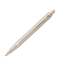Penna sfera IM Monochrome - punta M - champagne - Parker