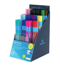 Penna sfera Slider Edge XB - colori standard e pastel - Schneider - expo 120 pezzi