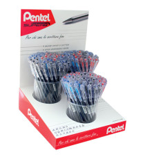 Penna sfera SuperB - colori assortiti (blu/rosso/nero - Pentel - expo 96 pezzi