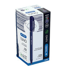 Penna sfera Tratto Uno Green - punta media 1 mm - blu - Tratto - conf. 50 pezzi