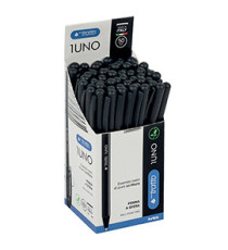 Penna sfera Tratto Uno Green - punta media 1 mm - nero - Tratto - conf. 50 pezzi
