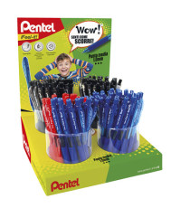 Penna sfera Wow - colori assortiti - Pentel - expo 96 pezzi