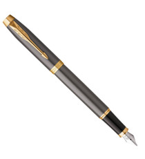 Penna stilografica IM Grey GT - punta M - grigio - Parker