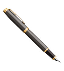 Penna stilografica IM Grey GT - punta M - grigio - Parker