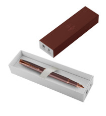 Penna stilografica IM Monochrome - punta M - burgundy - Parker