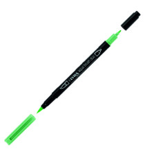 Pennarelli Aqua Brush Duo - punte 2,00 - 4,00 mm - Lyra - astuccio 12 pezzi
