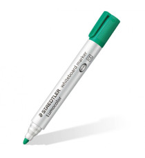 Pennarelli Lumocolor whiteboard 351 - punta tonda - tratto 2 mm - verde - Staedtler