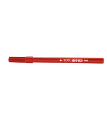 Pennarelli Office - punta feltro - punta fine - tratto 0,7 mm - rosso - Tratto - conf. 12 pezzi