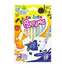 Pennarelli Perfume - punta 4,0 mm - colori assortiti - Carioca - astuccio 12 pezzi