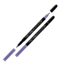 Pennarello Aqua Brush Duo - colori pastel - Lyra - conf. 6 pezzi