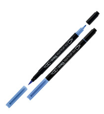 Pennarello Aqua Brush Duo - colori pastel - Lyra - conf. 6 pezzi