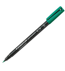 Pennarello Lumocolor Permanent 313 - punta 0,4 mm - verde - Staedtler