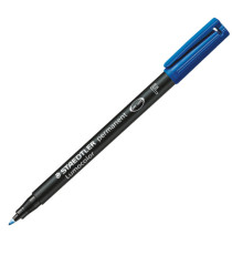 Pennarello Lumocolor Permanent 318 - punta 0,6 mm - blu - Staedtler