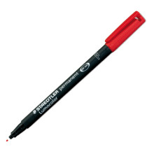 Pennarello Lumocolor Permanent 318 - punta 0,6 mm - rosso - Staedtler