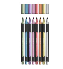 Pennarello Metallic Liner 020 - punta 1,2 mm - colori assortiti - Schneider - conf. 8 pezzi