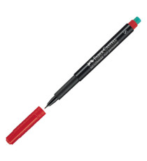 Pennarello Multimark universale con gomma - astuccio 4 colori - punta superfine 0,4 mm - Faber-Castell