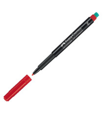 Pennarello Multimark universale permanente con gomma  - punta media 1,0mm - astuccio 4 colori - Faber-Castell