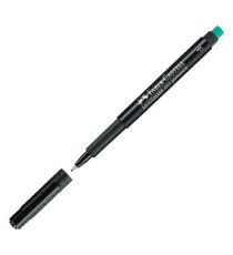 Pennarello Multimark universale permanente con gomma - punta fine 0,6 mm - astuccio 4 colori - Faber-Castell