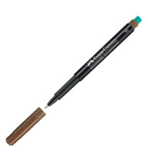 Pennarello Multimark universale permanente con gomma - punta fine 0,6mm - astuccio 8 colori - Faber-Castell