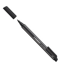 Pennarello PointMax punta feltro - punta 0,8mm - nero - Stabilo