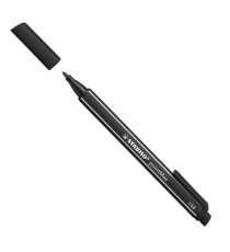 Pennarello PointMax punta feltro - punta 0,8mm - nero - Stabilo