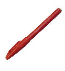 Pennarello Sign Pen S520 punta feltro - punta 2 mm - rosso - Pentel