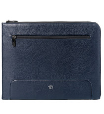 Office bag Gate Trended - 20 x 26 x 2 cm - ecopelle - blu - In Tempo