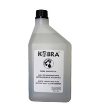 Olio per distruggidocumenti - Kobra - flacone 1 L