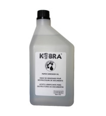 Olio per distruggidocumenti - Kobra - flacone 1 L