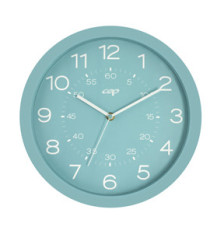 Orologio da parete Riviera Orion 820 Ri - diametro 30 cm - blu menta - Cep