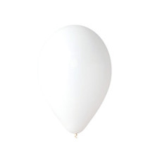 Palloncino - diametro 30 cm - lattice - bianco - Big Party - conf. 16 pezzi