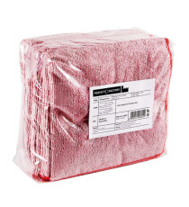 Panni microfibra Ultrega - 40 x 40 cm - rosso - PerfettoFactory - conf. 10 pezzi