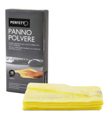 Panno Pulipolvere - con oli minerali - 45x30 cm - giallo - Perfetto - conf. 10 pezzi