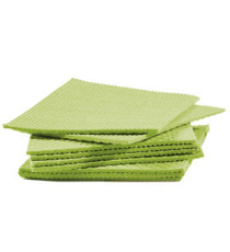Pannospugna Aquos - 18 x 20 cm - verde - PerfettoFactory - conf. 10 pezzi