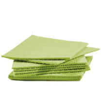 Pannospugna Aquos - 18 x 20 cm - verde - PerfettoFactory - conf. 10 pezzi