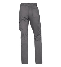 Pantalone da lavoro Panostrpa - sargia/poliestere/cotone/elastan - taglia XXL - grigio/nero - Deltaplus