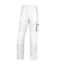 Pantalone da lavoro Panostyle M6PAN - taglia L - PE/cotone - bianco/grigio - Deltaplus