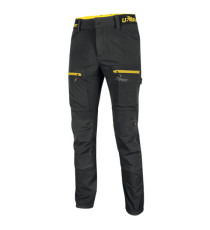 Pantalone Horizon - taglia XL - nero/giallo - U-Power