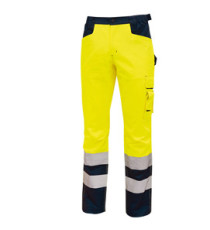 Pantalone invernale alta visibilità Beacon - giallo fluo - taglia XL - U-Power