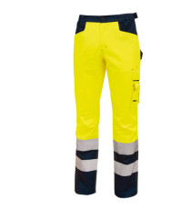 Pantalone invernale alta visibilità Beacon - giallo fluo - taglia XL - U-Power