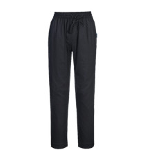 Pantaloni cuoco MeshAir Pro - taglia M - nero - Portwest