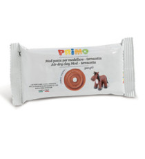 Pasta da modellare - 500gr - terracotta - Primo