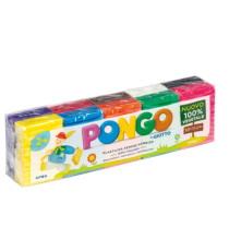 Pasta Pongo - panetto 50 gr - colori assortiti - Giotto - conf.10 pezzi