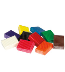 Pasta Pongo - panetto 50 gr - colori assortiti - Giotto - conf.10 pezzi