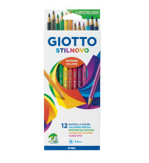 Pastelli Stilnovo - diametro mina 3,3 mm - Giotto - astuccio 12 pezzi