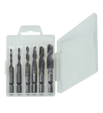 Punte per metallo autofilettanti HSS - misure assortite - Valex - conf. 6 pezzi