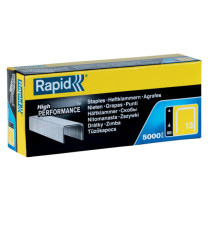 Punti galvanizzati - 13/4 - 4 mm - metallo - Rapid - conf. 5000 pezzi