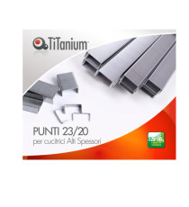 Punti metallici 23/20 - TiTanium - conf. 1000 pezzi